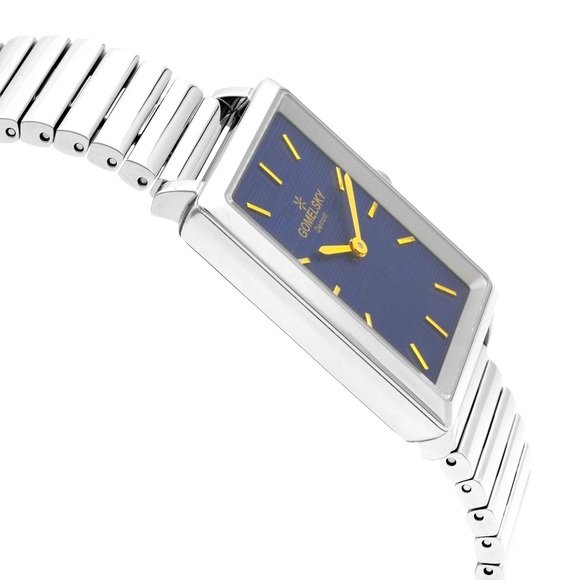 Gomelsky Shirley Fromer Steel Blue Dial Quartz - Picture 4 of 6